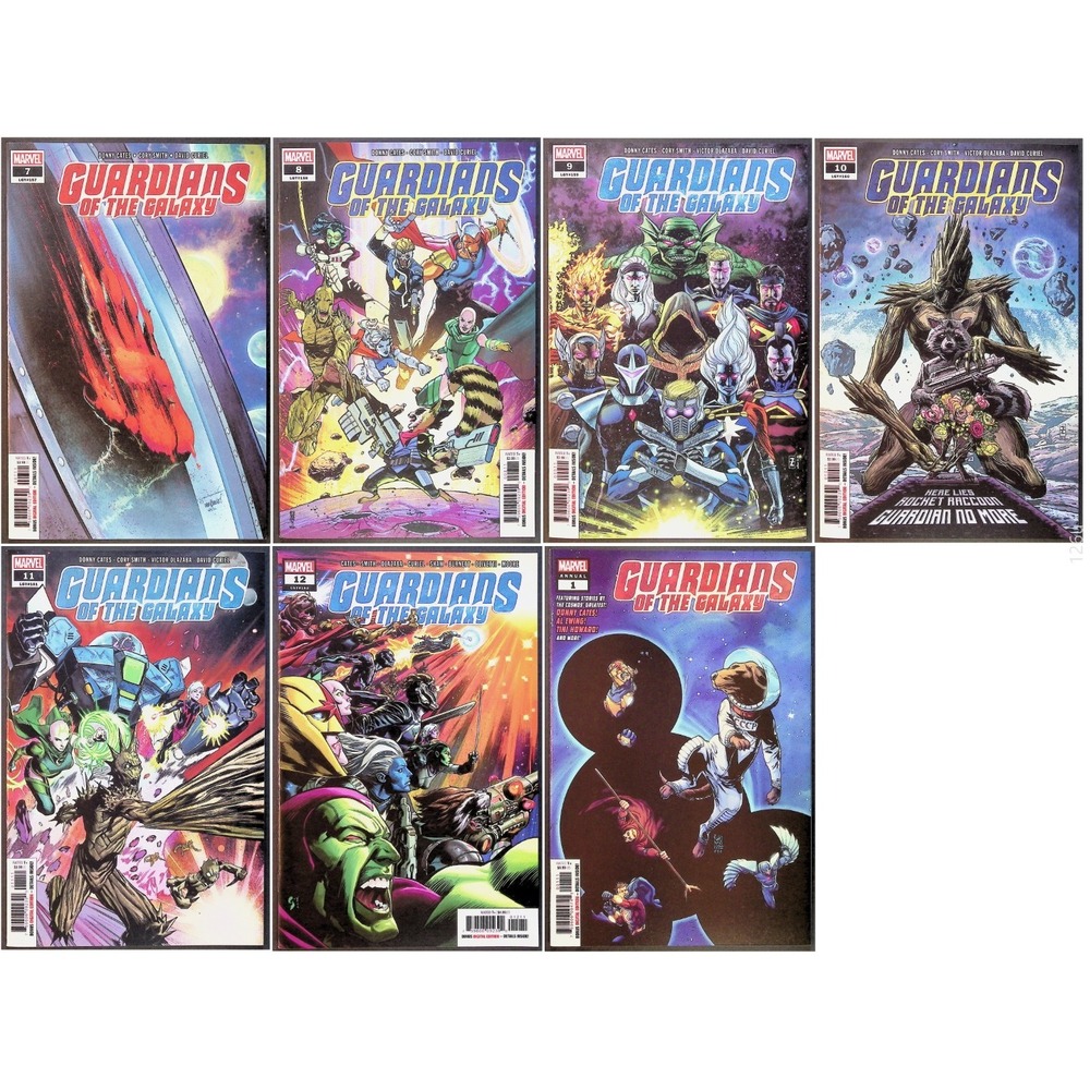 Guardians of the Galaxy #7–12 + Annual #1 Lot (2020, Marvel) –‎ NM Cosmic Arc